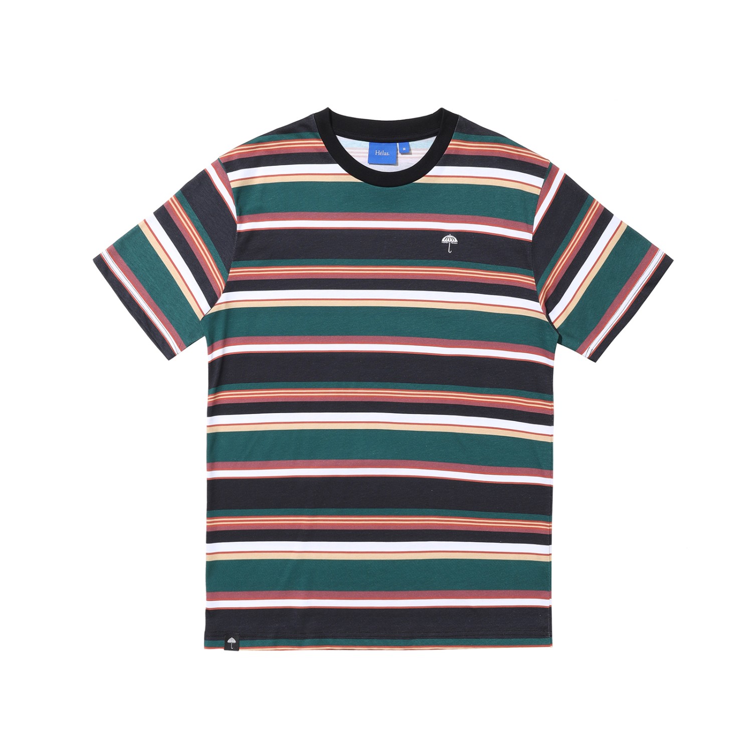 RAYURES TEE GREEN/BLACK