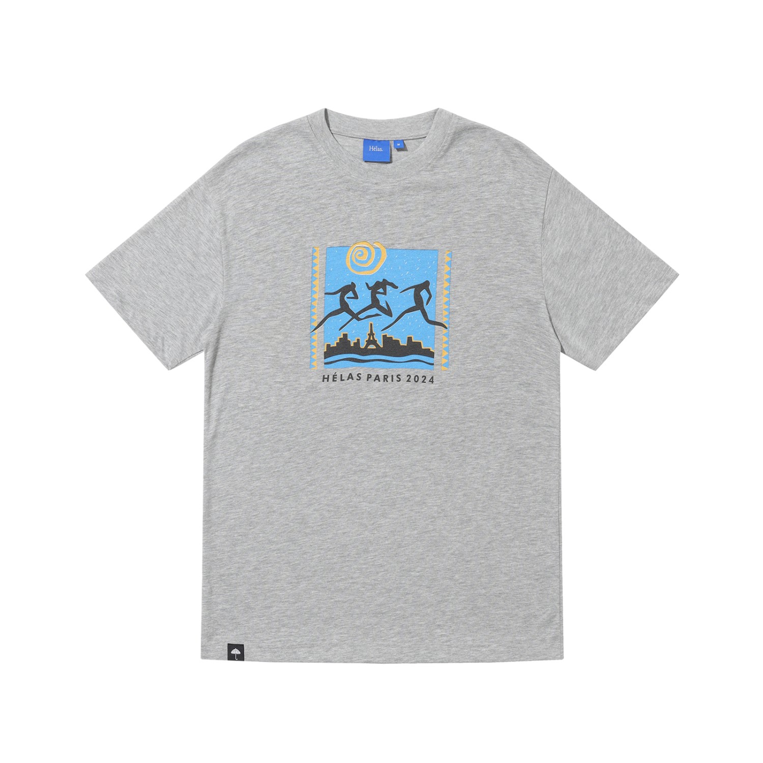 COUREUSES TEE HEATHER GREY